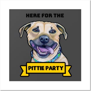 Here for the Pittie Party Posters and Art